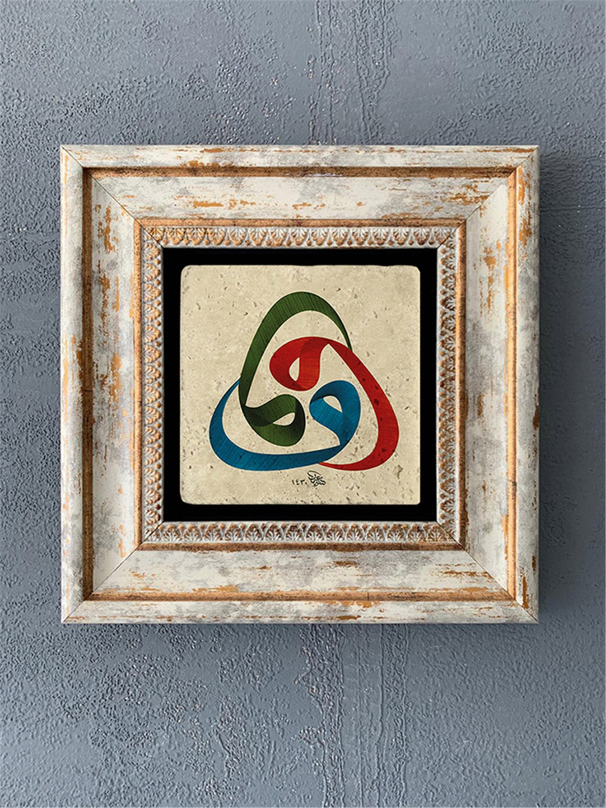 OSCAR STONE DECOR TEKLİ ÇERÇEVELİ DOĞALTAŞ DUVAR DEKORU / CDD1-40-387 (WALL DECOR)