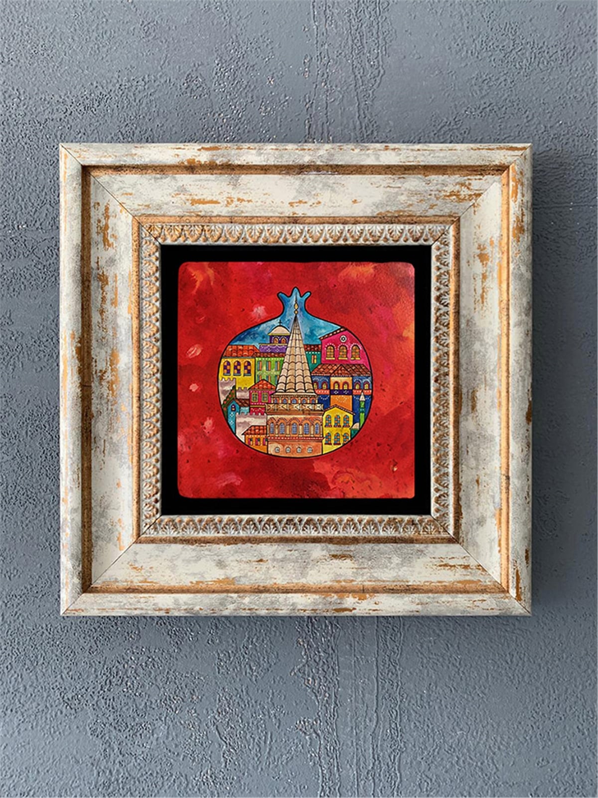 OSCAR STONE DECOR TEKLİ ÇERÇEVELİ DOĞALTAŞ DUVAR DEKORU / CDD1-40-467 (WALL DECOR)