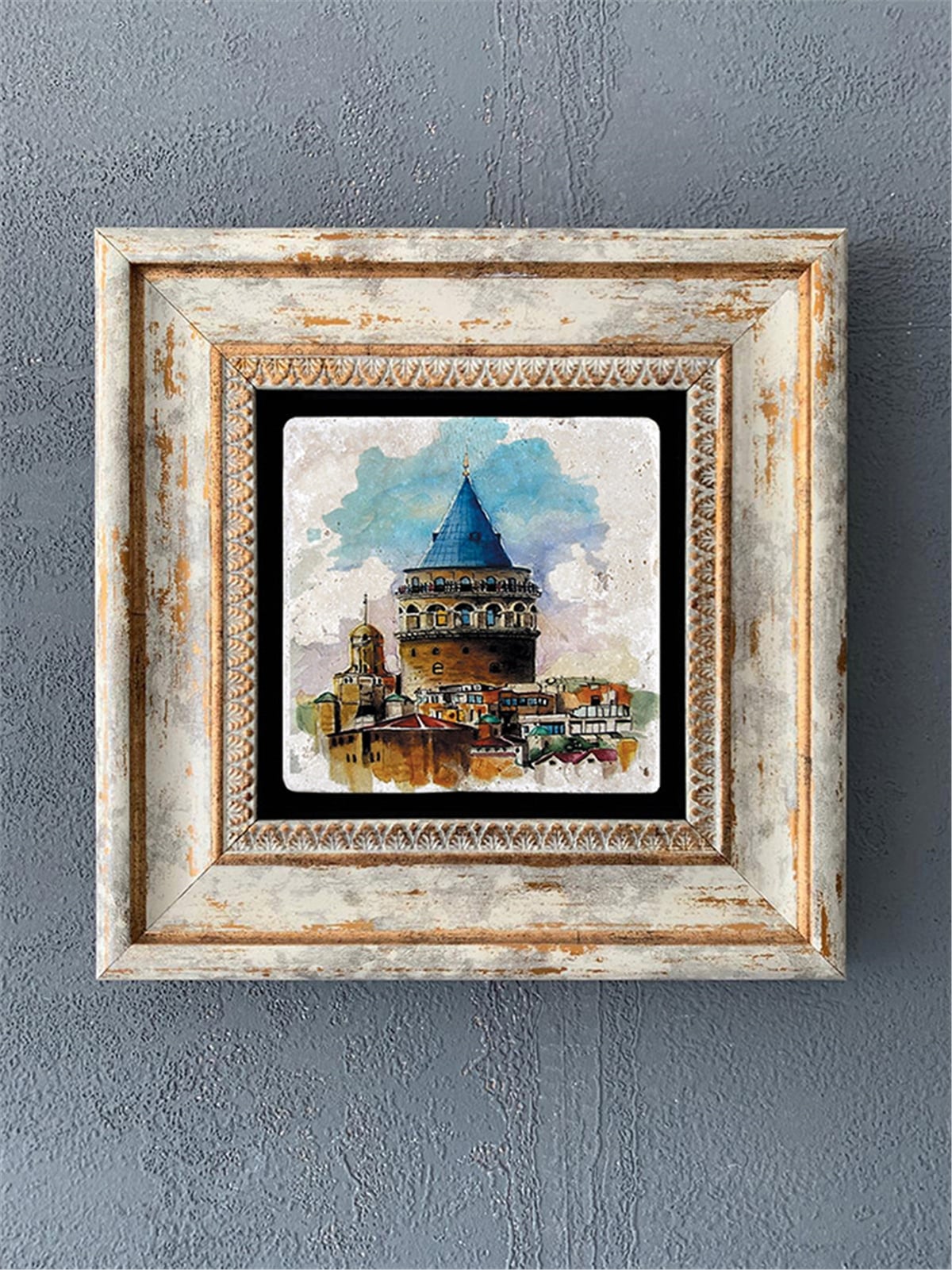 OSCAR STONE DECOR TEKLİ ÇERÇEVELİ DOĞALTAŞ DUVAR DEKORU / CDD1-40-043 (WALL DECOR)