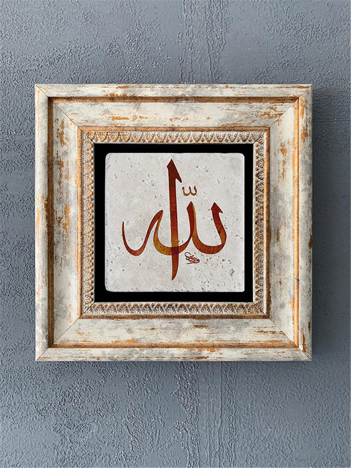 OSCAR STONE DECOR TEKLİ ÇERÇEVELİ DOĞALTAŞ DUVAR DEKORU / CDD1-40-355 (WALL DECOR)