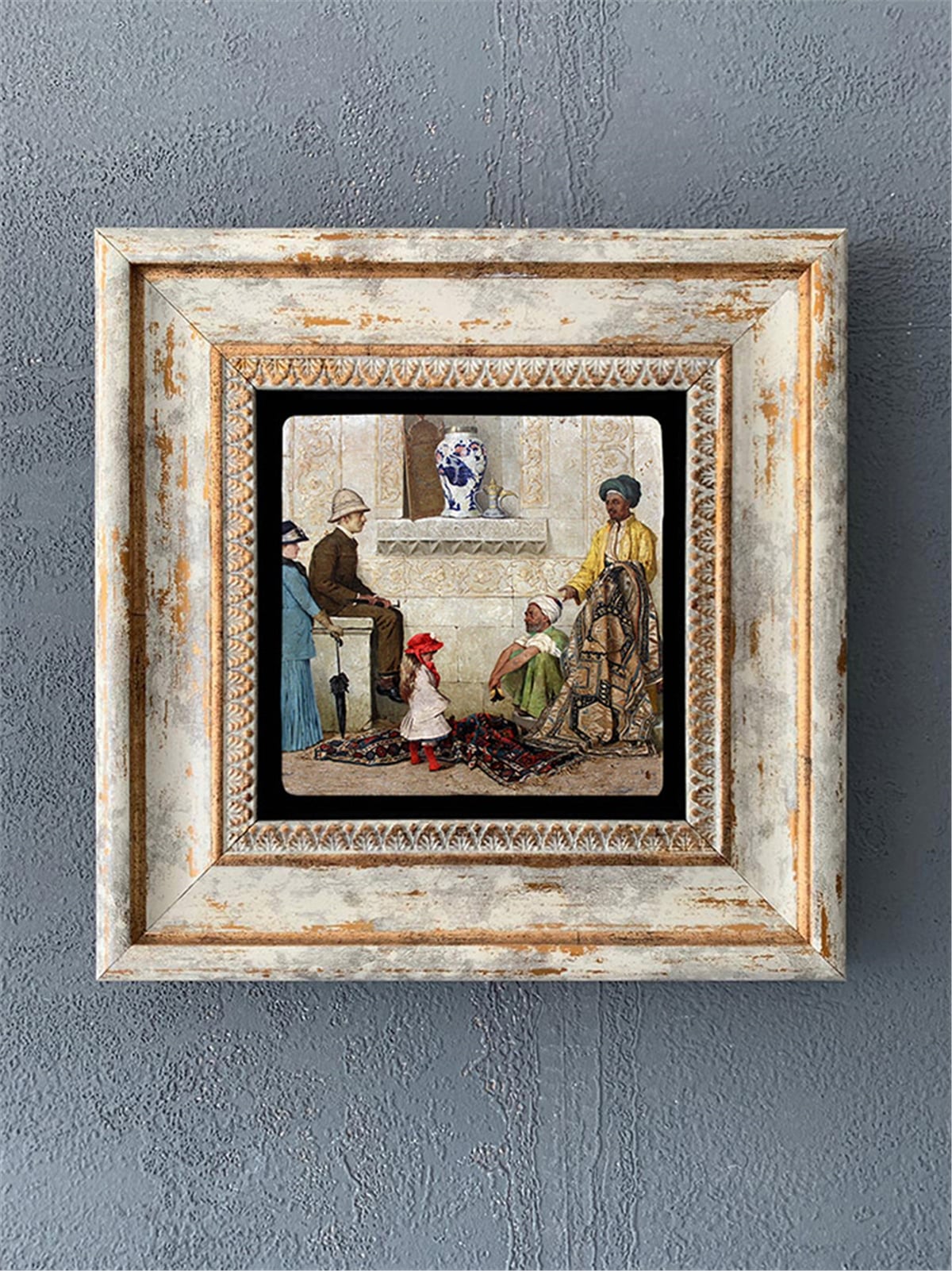 OSCAR STONE DECOR TEKLİ ÇERÇEVELİ DOĞALTAŞ DUVAR DEKORU / CDD1-40-179 (WALL DECOR)