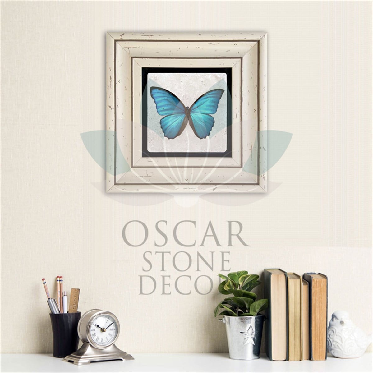 OSCAR STONE DECOR TEKLİ ÇERÇEVELİ DOĞALTAŞ DUVAR DEKORU / CDD-30-017 (WALL DECOR)