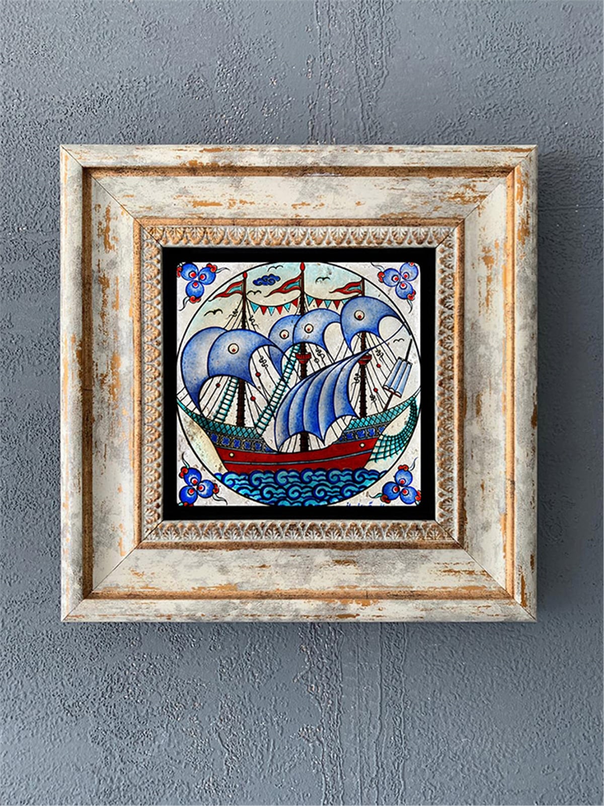 OSCAR STONE DECOR TEKLİ ÇERÇEVELİ DOĞALTAŞ DUVAR DEKORU / CDD1-40-260 (WALL DECOR)
