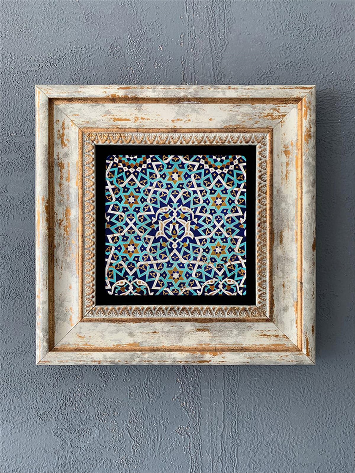 OSCAR STONE DECOR TEKLİ ÇERÇEVELİ DOĞALTAŞ DUVAR DEKORU / CDD1-40-285 (WALL DECOR)