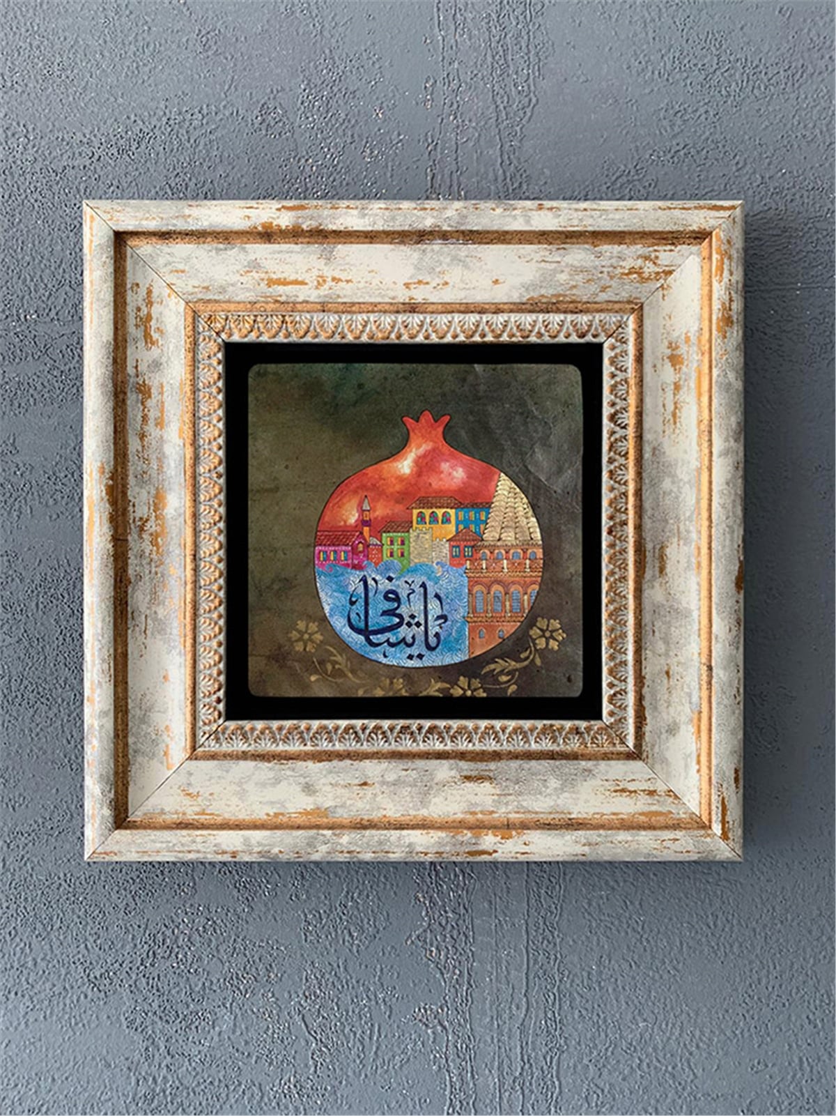 OSCAR STONE DECOR TEKLİ ÇERÇEVELİ DOĞALTAŞ DUVAR DEKORU / CDD1-40-468 (WALL DECOR)