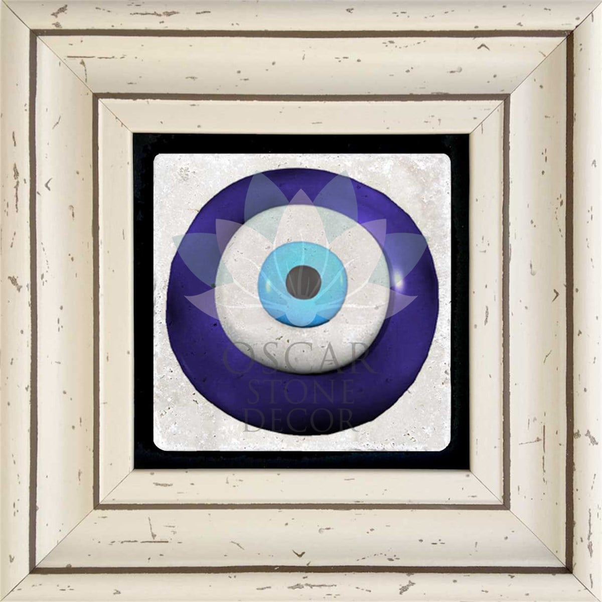 OSCAR STONE DECOR TEKLİ ÇERÇEVELİ DOĞALTAŞ DUVAR DEKORU / CDD-30-018 (WALL DECOR)