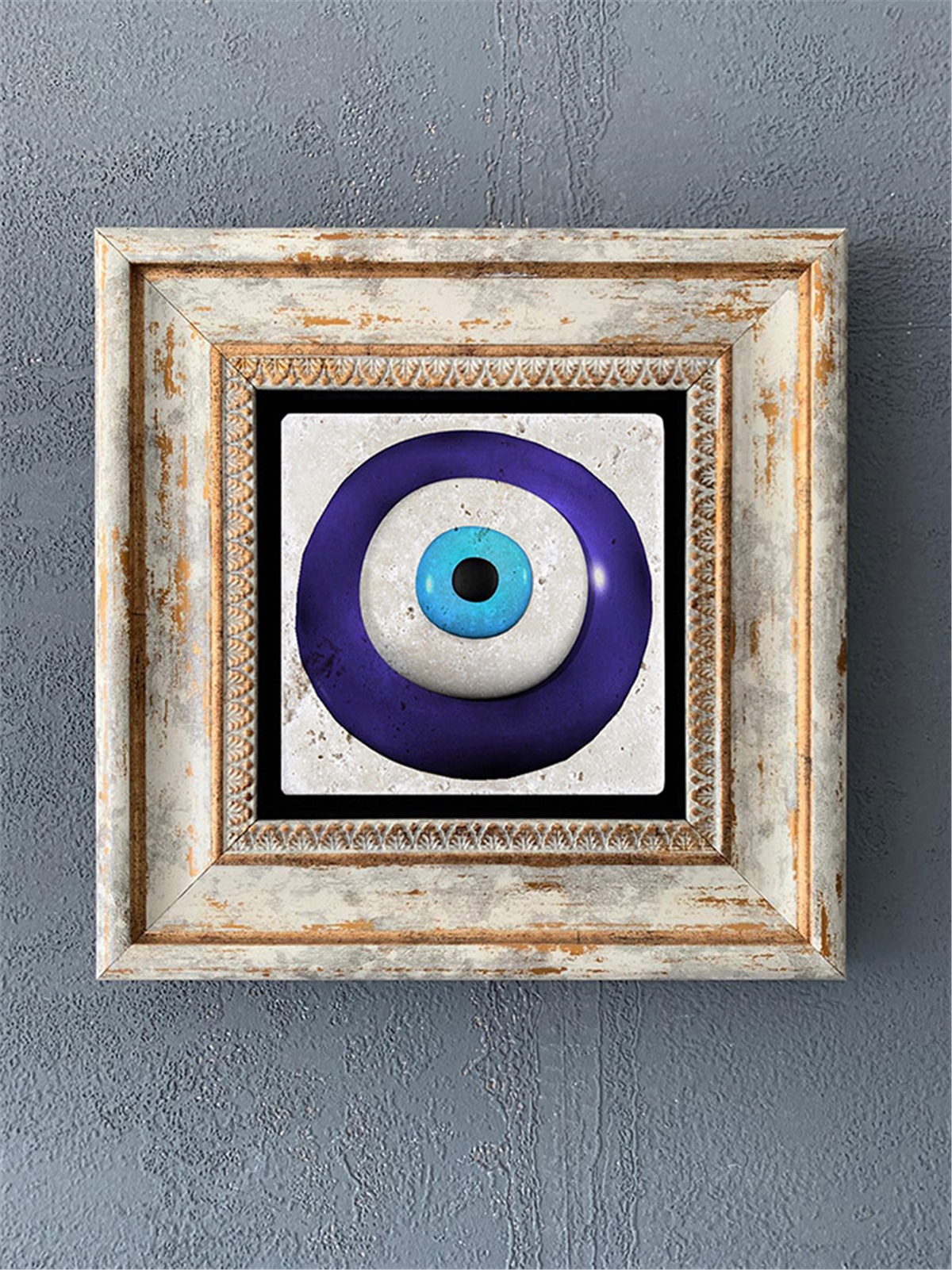 OSCAR STONE DECOR TEKLİ ÇERÇEVELİ DOĞALTAŞ DUVAR DEKORU / CDD1-40-508 (WALL DECOR)