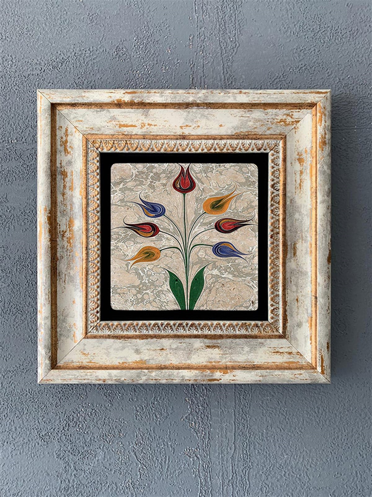 OSCAR STONE DECOR TEKLİ ÇERÇEVELİ DOĞALTAŞ DUVAR DEKORU / CDD1-40-499 (WALL DECOR)