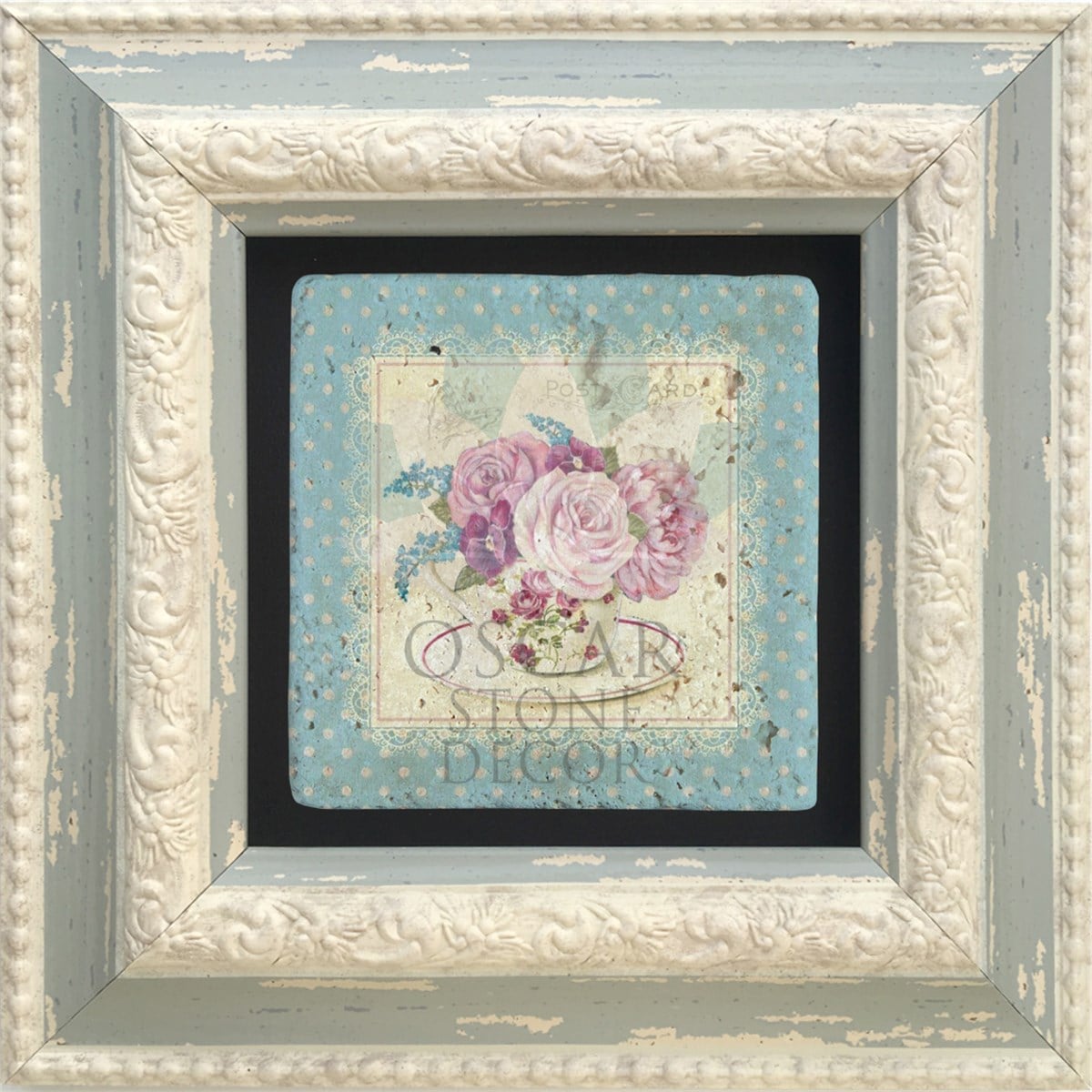OSCAR STONE DECOR TEKLİ ÇERÇEVELİ DOĞALTAŞ DUVAR DEKORU / CDD-10-042 (WALL DECOR)