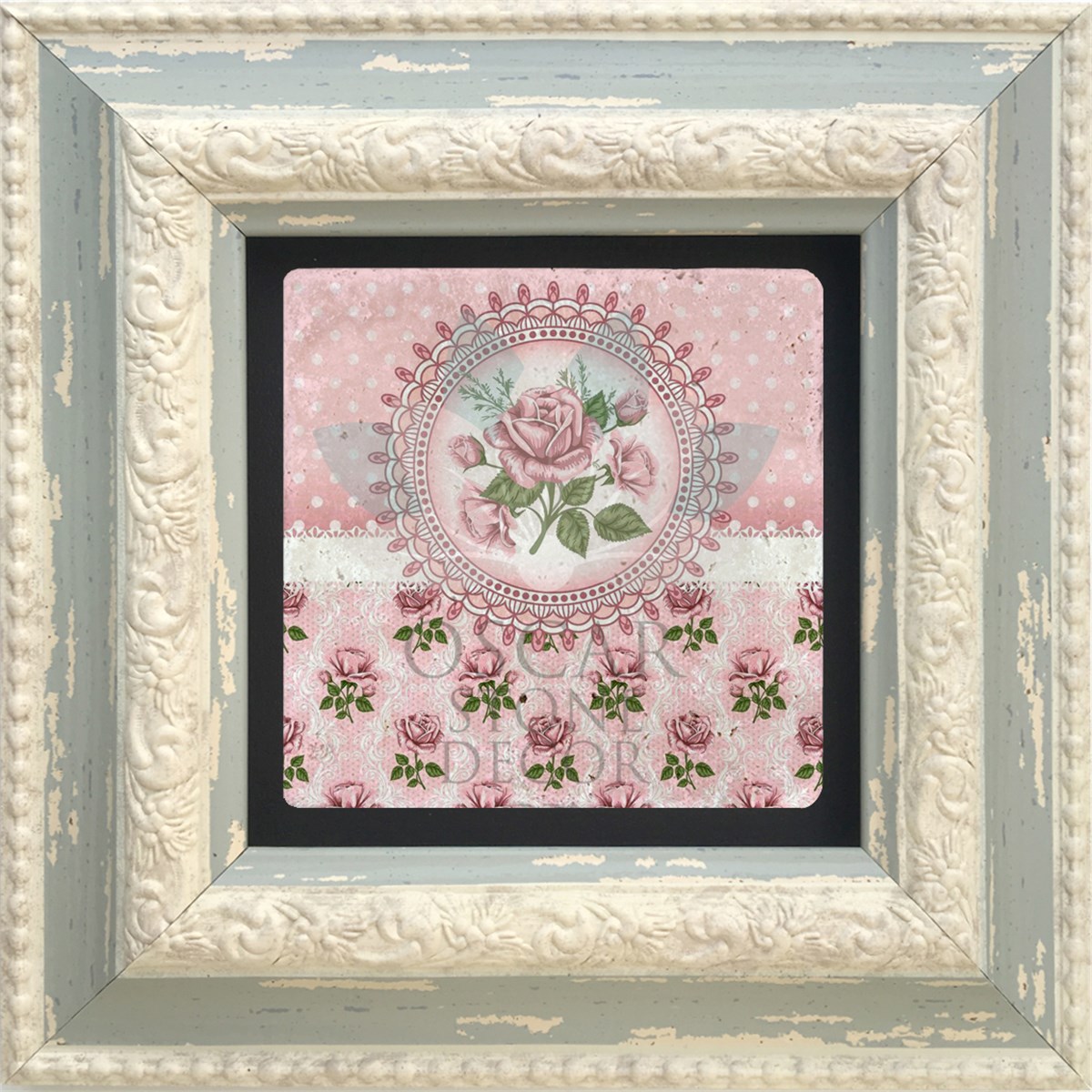 OSCAR STONE DECOR TEKLİ ÇERÇEVELİ DOĞALTAŞ DUVAR DEKORU / CDD-10-038 (WALL DECOR)
