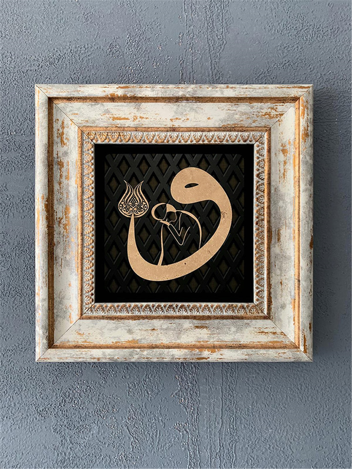 OSCAR STONE DECOR TEKLİ ÇERÇEVELİ DOĞALTAŞ DUVAR DEKORU / CDD1-40-385 (WALL DECOR)