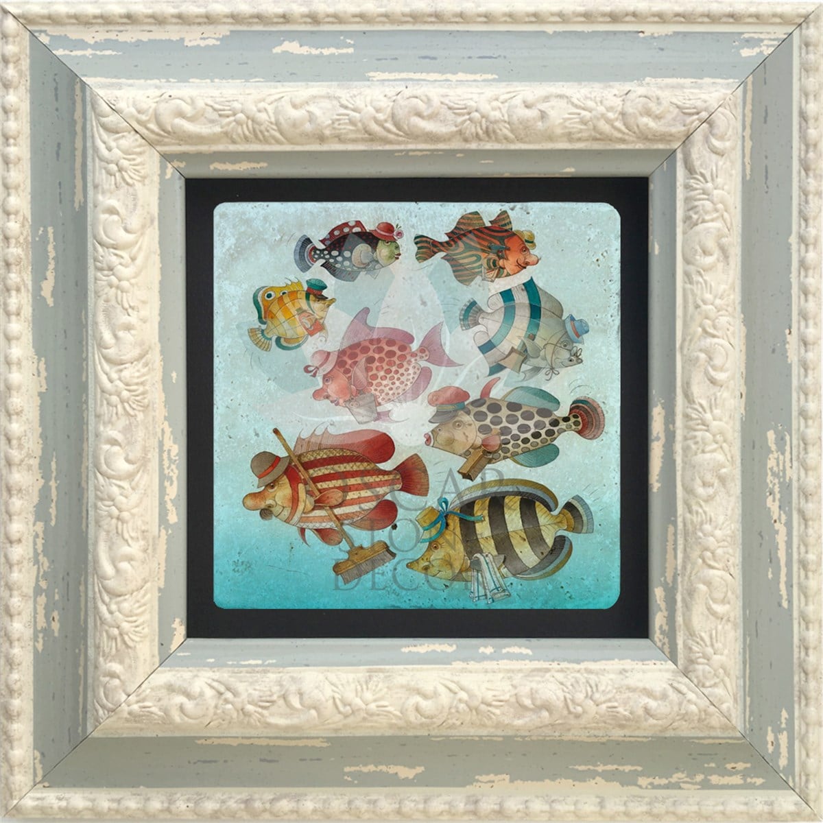 OSCAR STONE DECOR TEKLİ ÇERÇEVELİ DOĞALTAŞ DUVAR DEKORU / CDD-10-020 (WALL DECOR)