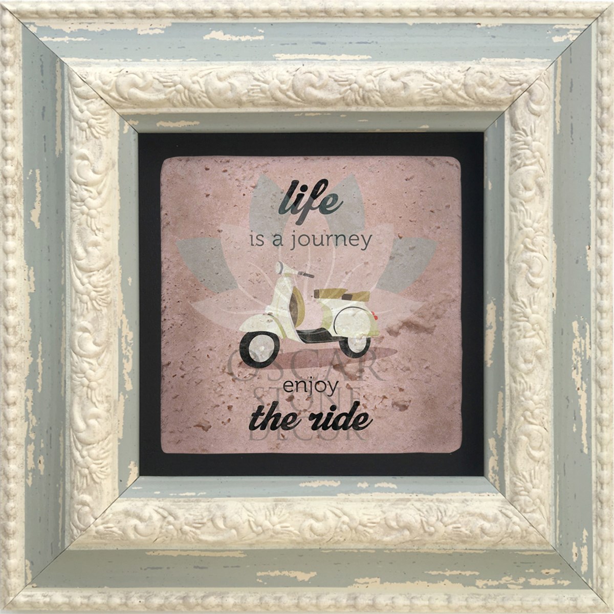 OSCAR STONE DECOR TEKLİ ÇERÇEVELİ DOĞALTAŞ DUVAR DEKORU / CDD-10-092 (WALL DECOR)