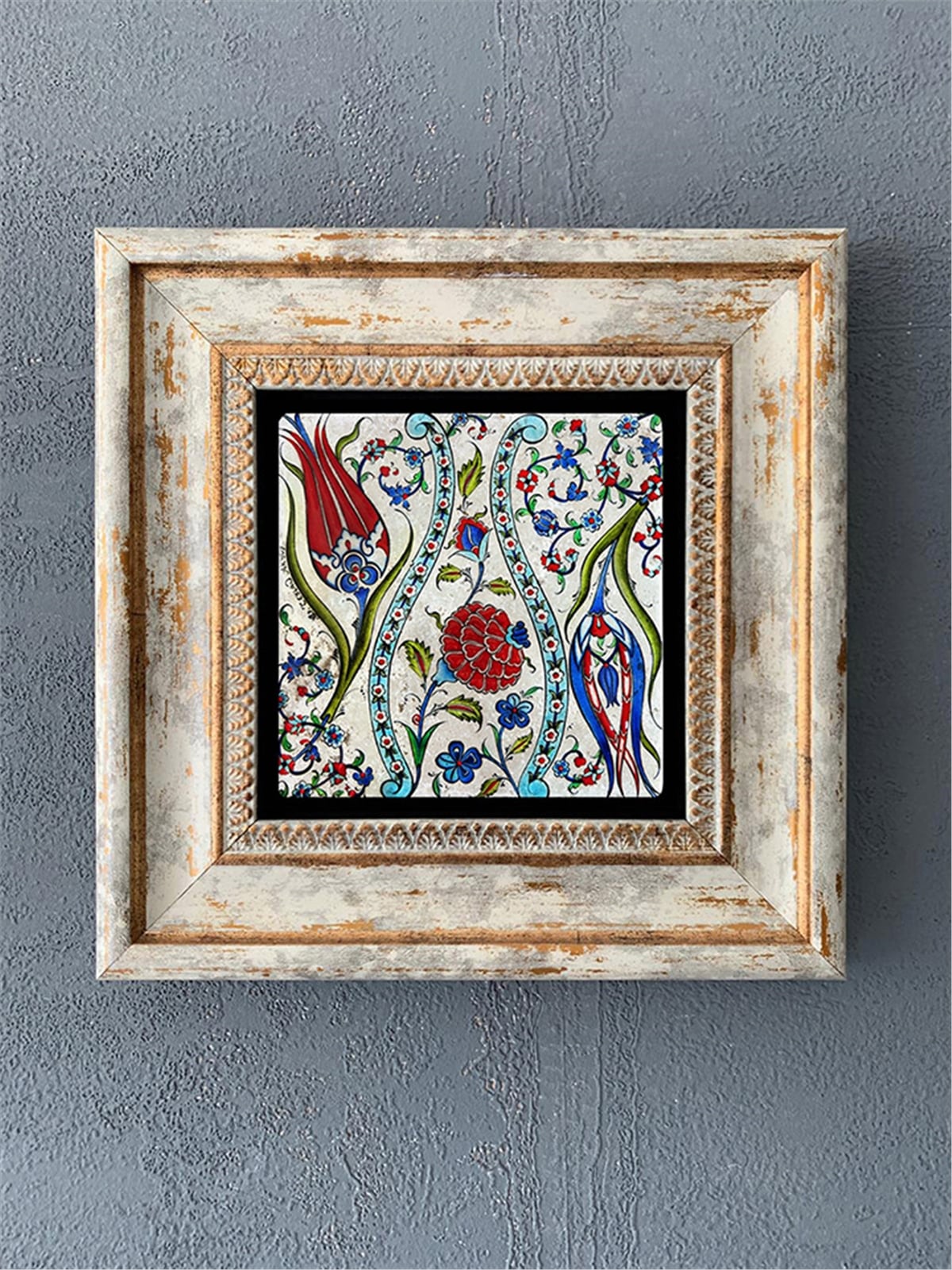 OSCAR STONE DECOR TEKLİ ÇERÇEVELİ DOĞALTAŞ DUVAR DEKORU / CDD1-40-272 (WALL DECOR)