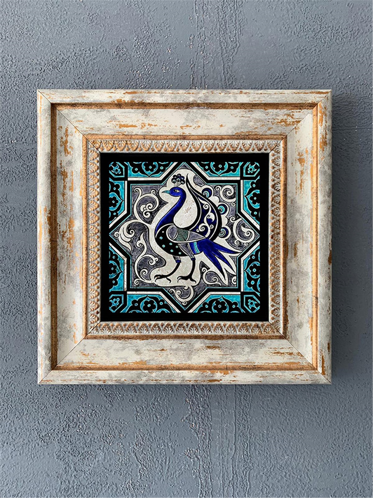 OSCAR STONE DECOR TEKLİ ÇERÇEVELİ DOĞALTAŞ DUVAR DEKORU / CDD1-40-276 (WALL DECOR)