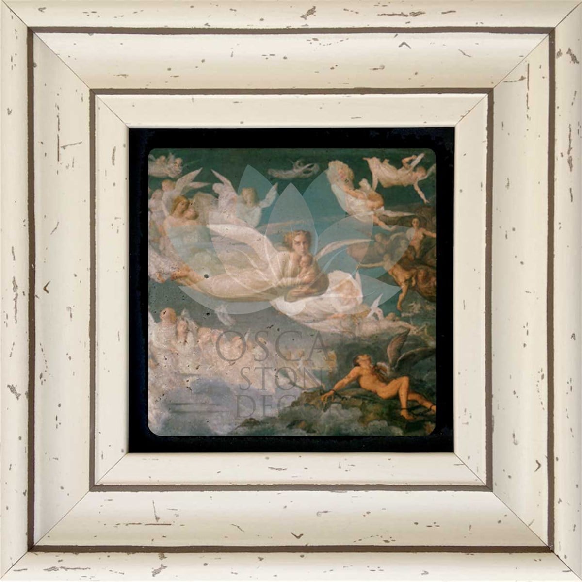 OSCAR STONE DECOR TEKLİ ÇERÇEVELİ DOĞALTAŞ DUVAR DEKORU / CDD-30-099 (WALL DECOR)