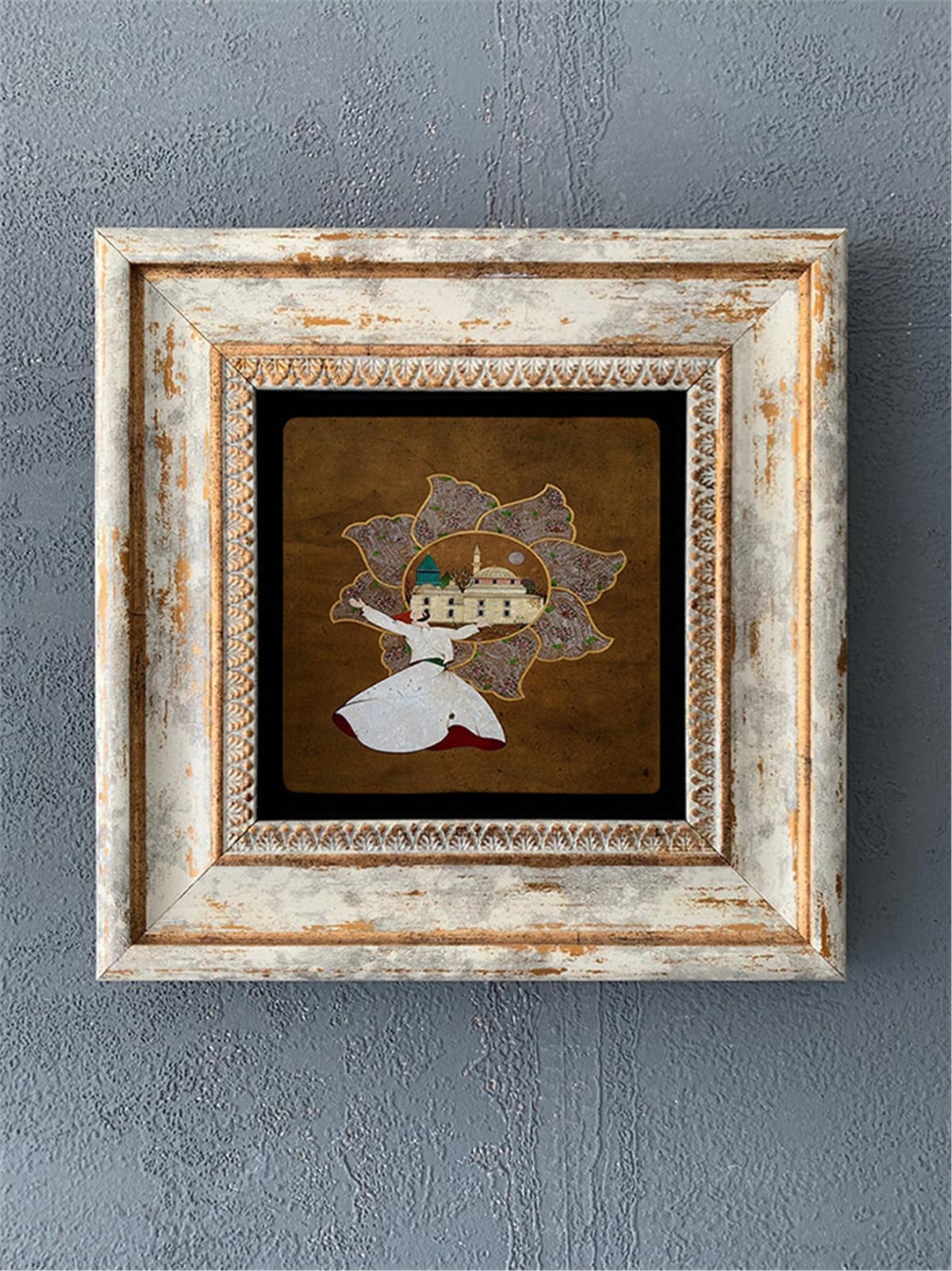 OSCAR STONE DECOR TEKLİ ÇERÇEVELİ DOĞALTAŞ DUVAR DEKORU / CDD1-40-073 (WALL DECOR)
