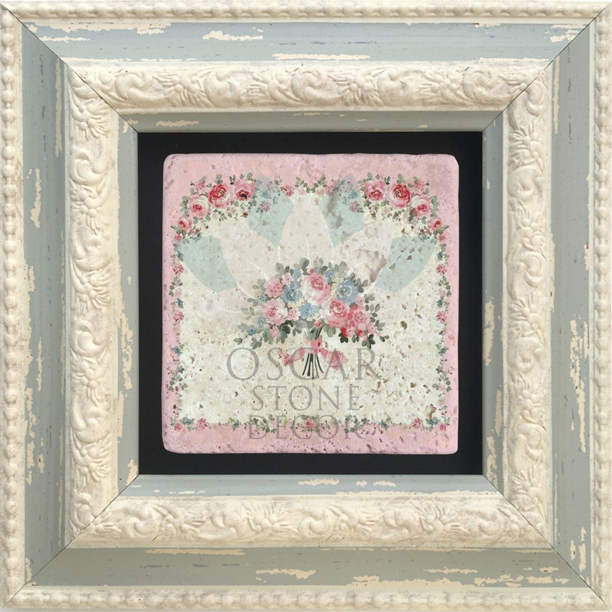 OSCAR STONE DECOR TEKLİ ÇERÇEVELİ DOĞALTAŞ DUVAR DEKORU / CDD-10-043 (WALL DECOR)