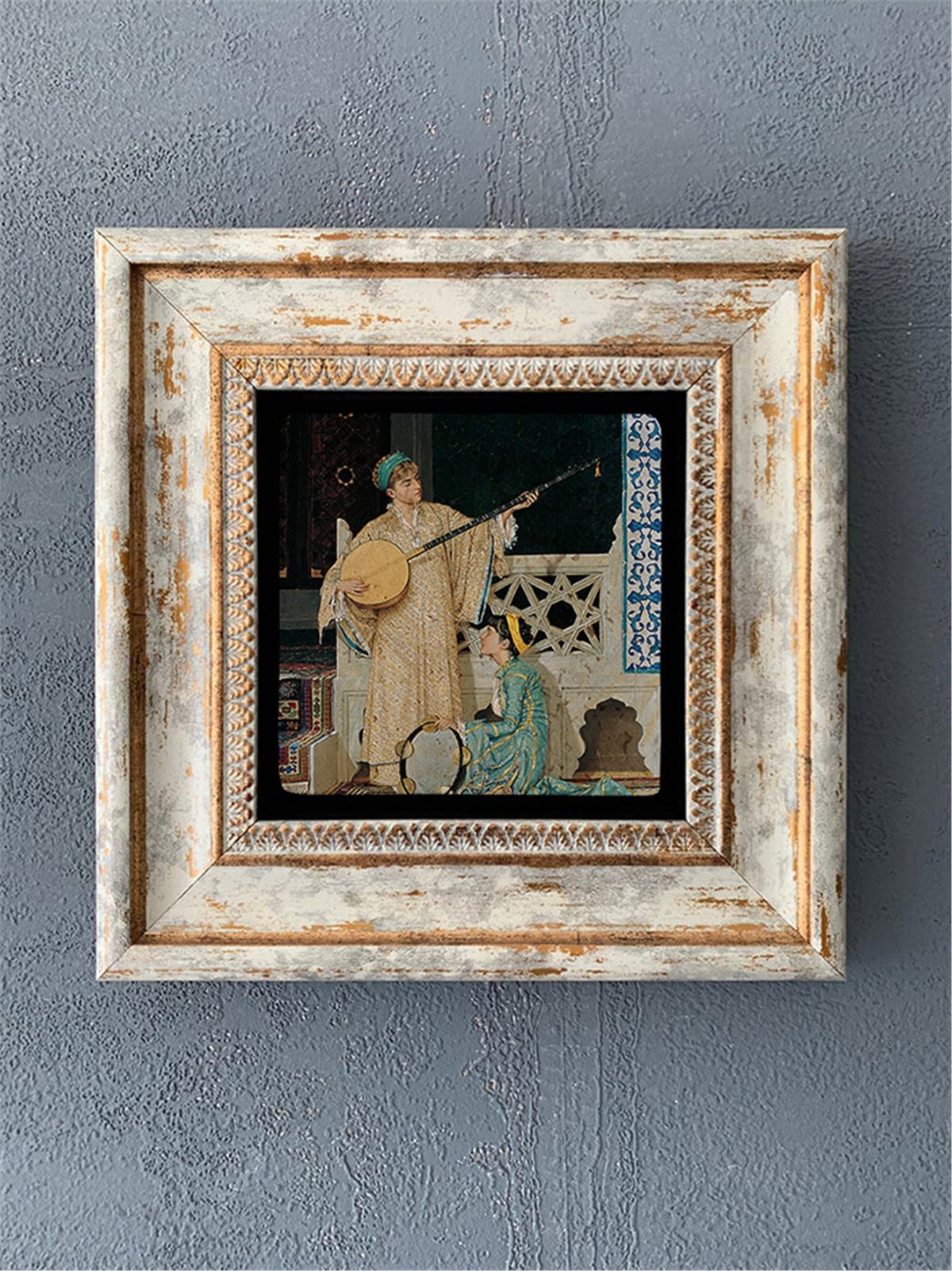 OSCAR STONE DECOR TEKLİ ÇERÇEVELİ DOĞALTAŞ DUVAR DEKORU / CDD1-40-177 (WALL DECOR)