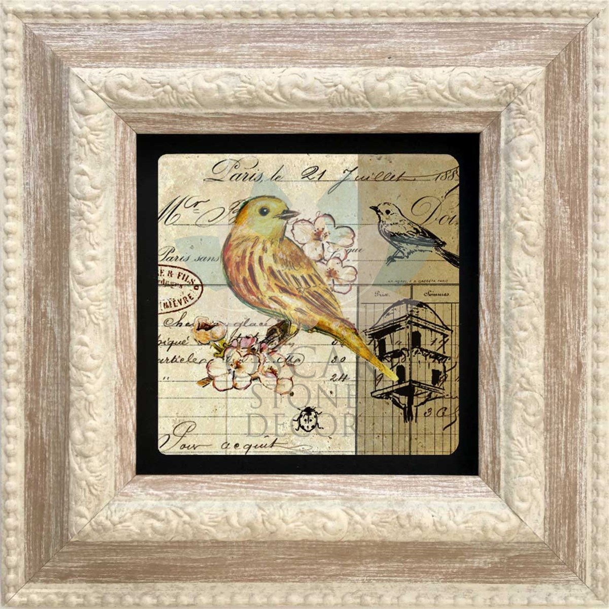 OSCAR STONE DECOR TEKLİ ÇERÇEVELİ DOĞALTAŞ DUVAR DEKORU / CDD-20-021 (WALL DECOR)