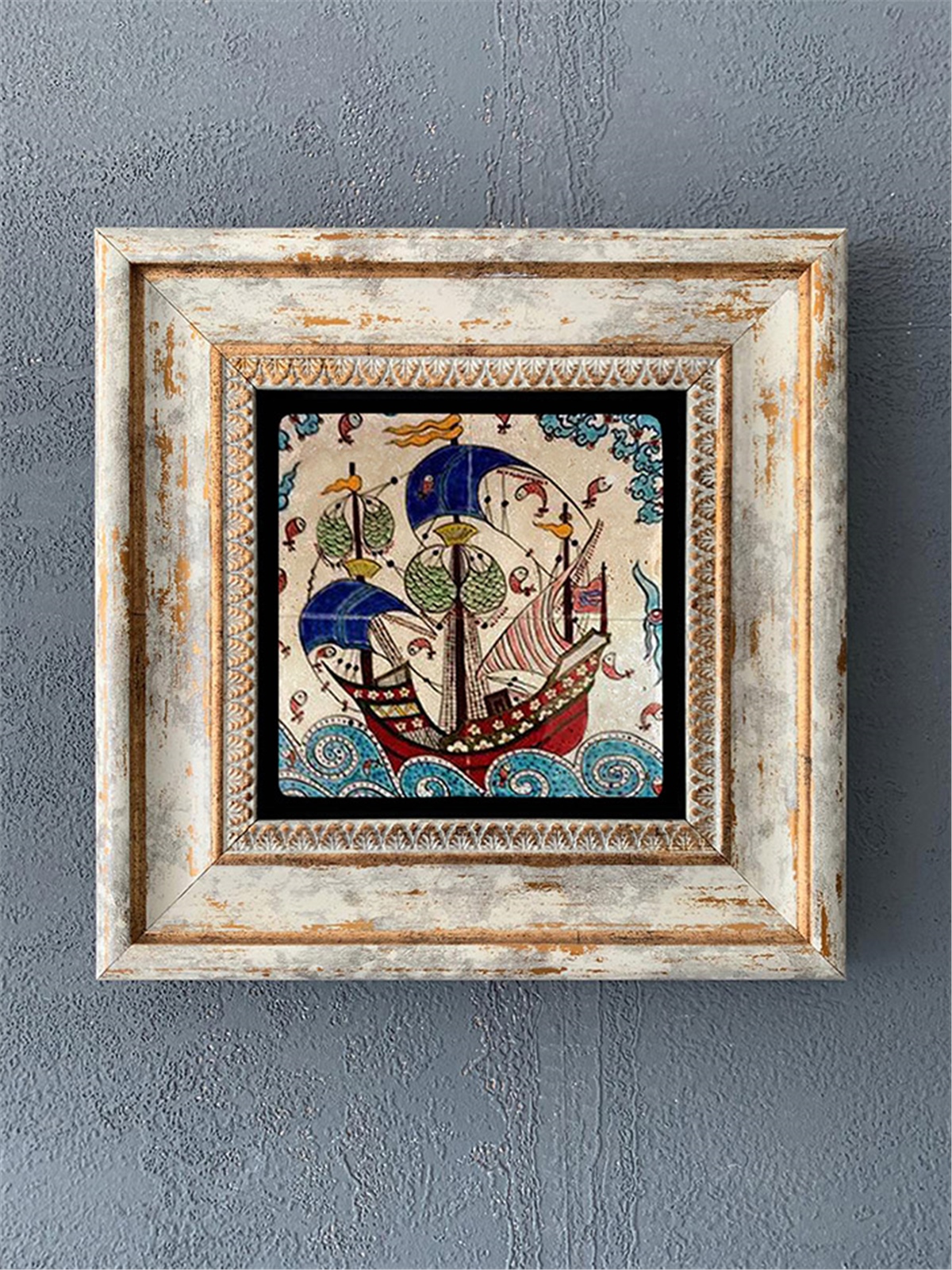 OSCAR STONE DECOR TEKLİ ÇERÇEVELİ DOĞALTAŞ DUVAR DEKORU / CDD1-40-262 (WALL DECOR)