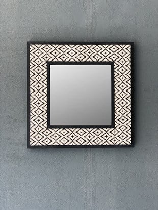 OSCAR STONE DECOR ÇERÇEVELİ MOZAİK DOĞALTAŞ AYNA / AYN-003