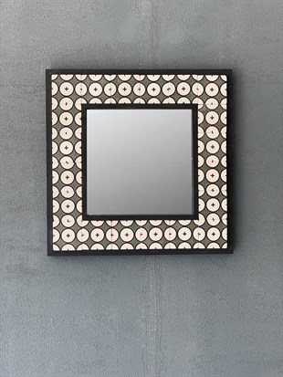 OSCAR STONE DECOR ÇERÇEVELİ MOZAİK DOĞALTAŞ AYNA / AYN-005