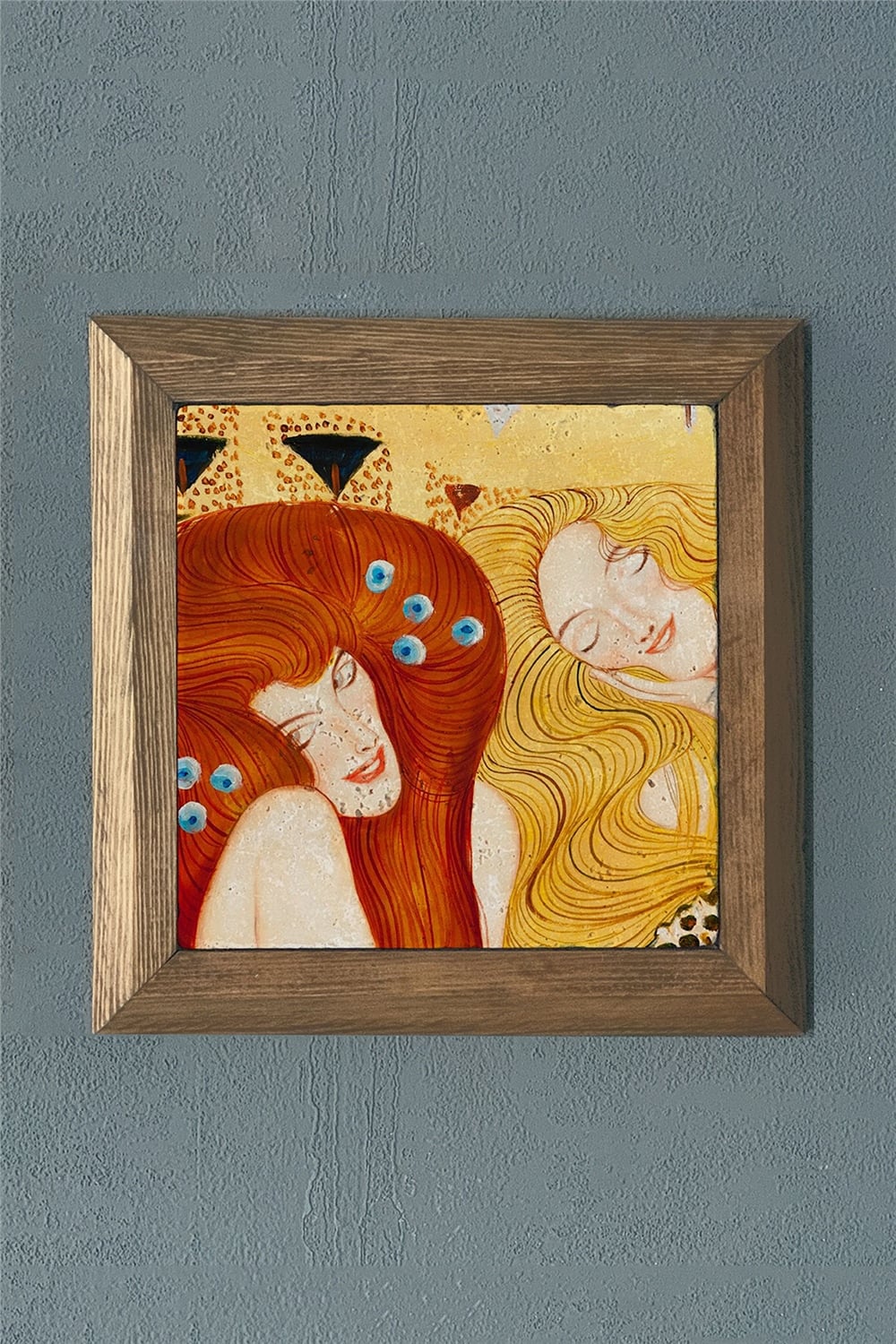 MASİF ÇERÇEVELİ DOĞALTAŞ TABLO PANO OSCAR STONE DECOR 28x28 cm / PRMT2020-1388