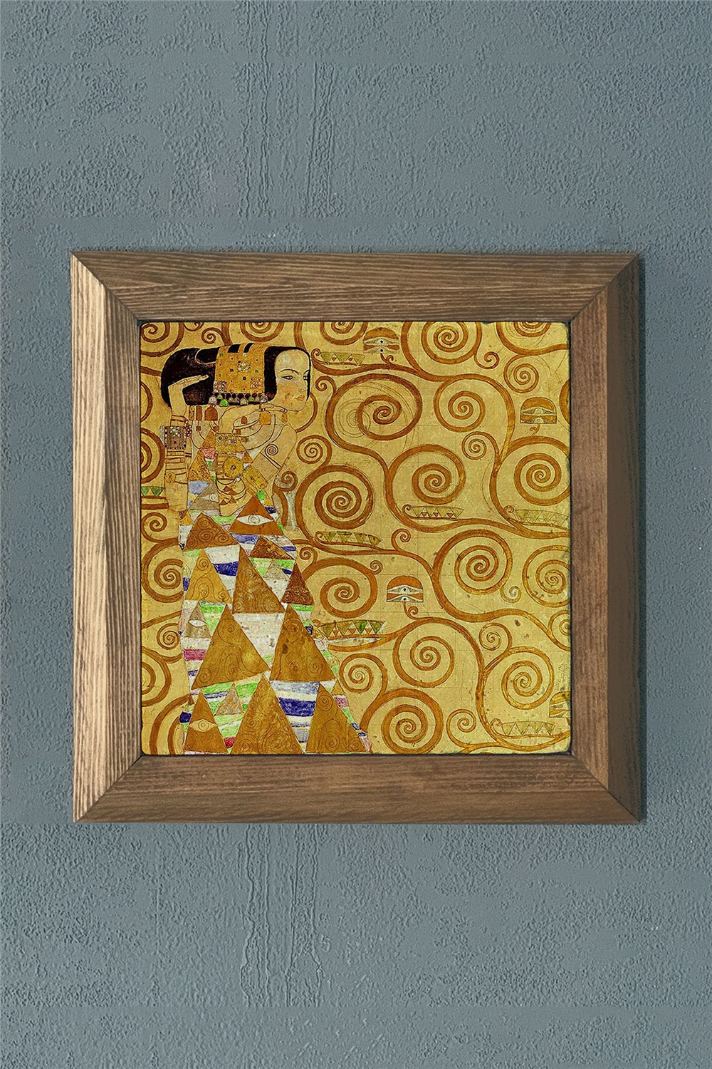 MASİF ÇERÇEVELİ DOĞALTAŞ TABLO PANO OSCAR STONE DECOR 28x28 cm / PRMT2020-1395