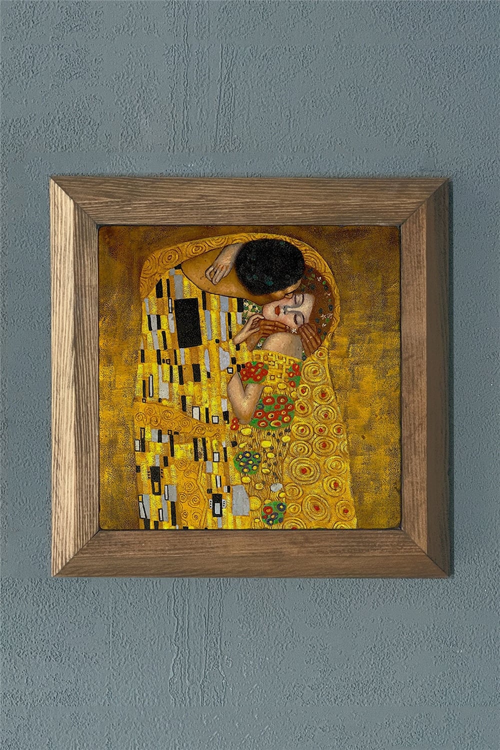 MASİF ÇERÇEVELİ DOĞALTAŞ TABLO PANO OSCAR STONE DECOR 28x28 cm / PRMT2020-1422