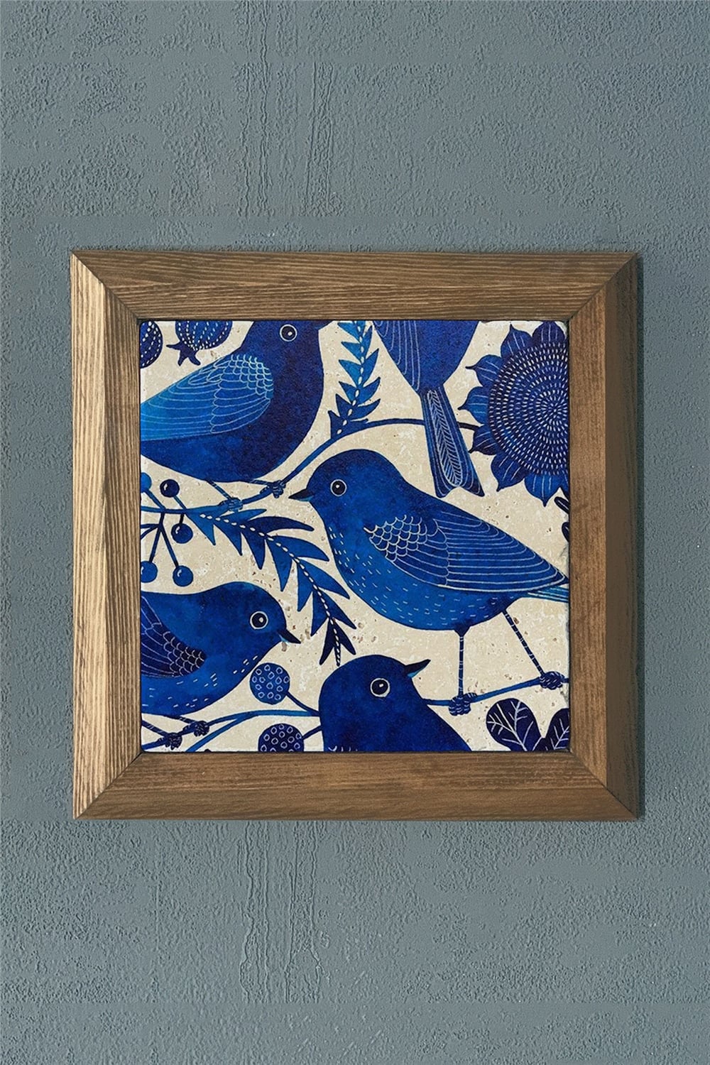 MASİF ÇERÇEVELİ DOĞALTAŞ TABLO PANO OSCAR STONE DECOR 28x28 cm / PRMT2020-1498