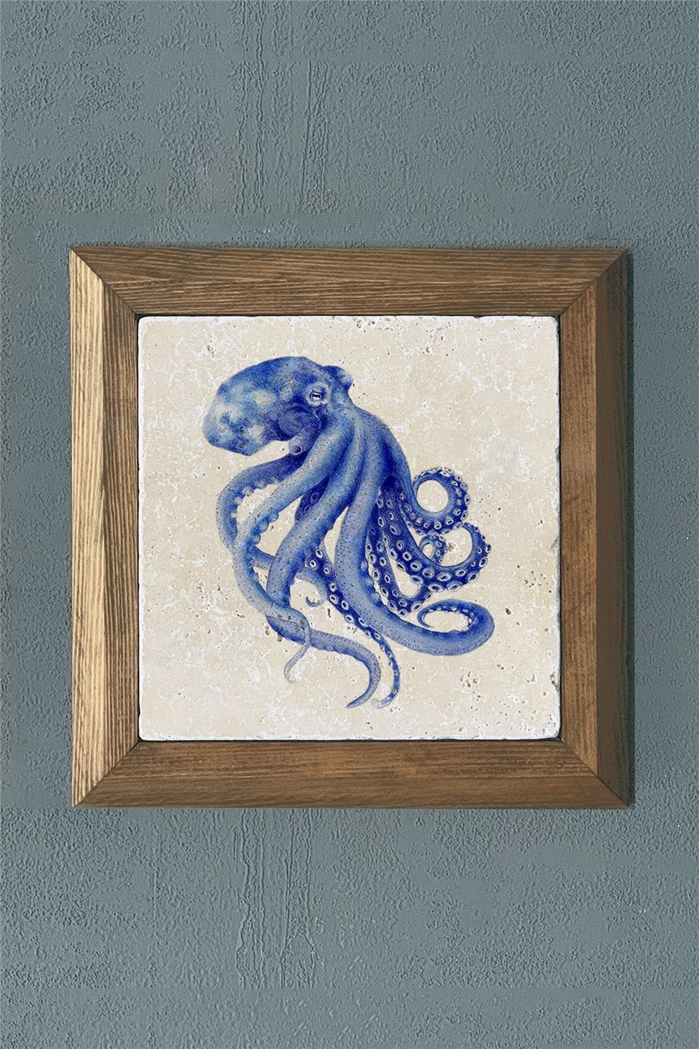 MASİF ÇERÇEVELİ DOĞALTAŞ TABLO PANO OSCAR STONE DECOR 28x28 cm / PRMT2020-1461