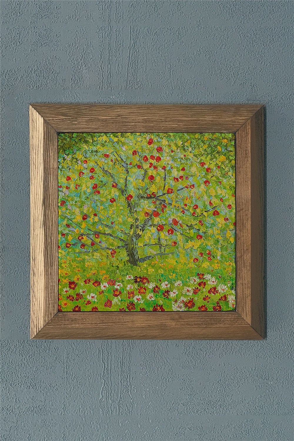 MASİF ÇERÇEVELİ DOĞALTAŞ TABLO PANO OSCAR STONE DECOR 28x28 cm / PRMT2020-1419