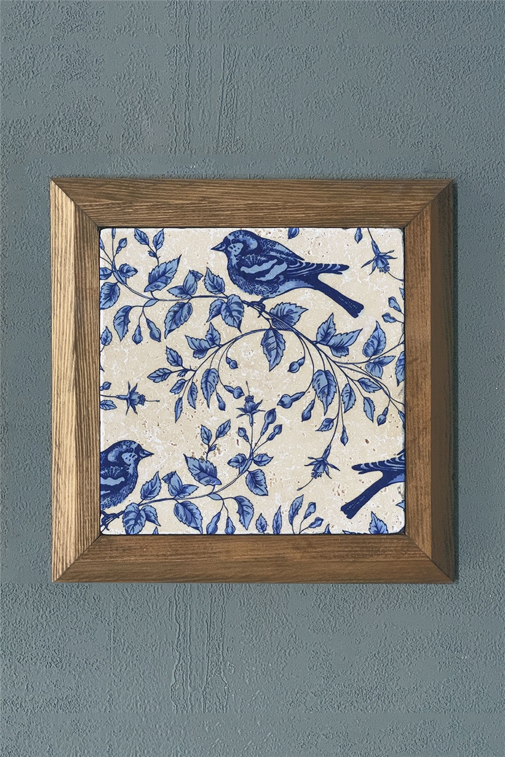 MASİF ÇERÇEVELİ DOĞALTAŞ TABLO PANO OSCAR STONE DECOR 28x28 cm / PRMT2020-1496