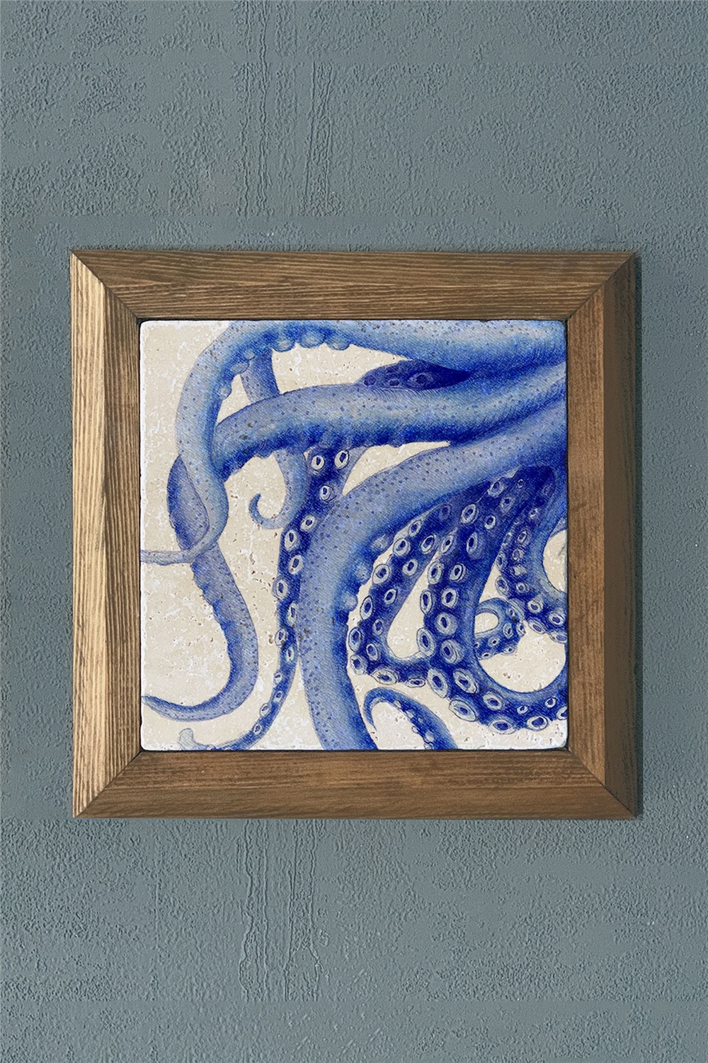 MASİF ÇERÇEVELİ DOĞALTAŞ TABLO PANO OSCAR STONE DECOR 28x28 cm / PRMT2020-1459