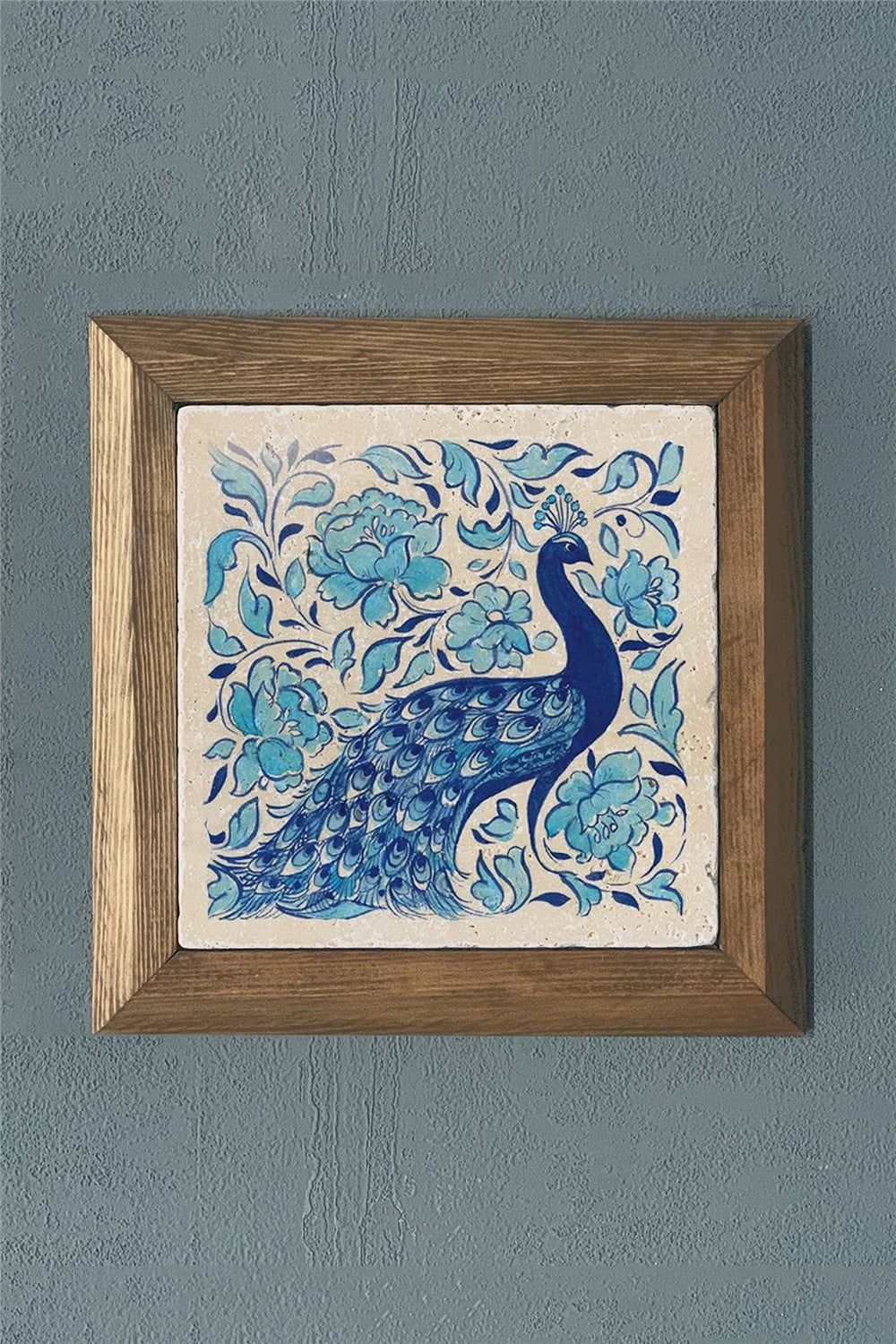 MASİF ÇERÇEVELİ DOĞALTAŞ TABLO PANO OSCAR STONE DECOR 28x28 cm / PRMT2020-1499