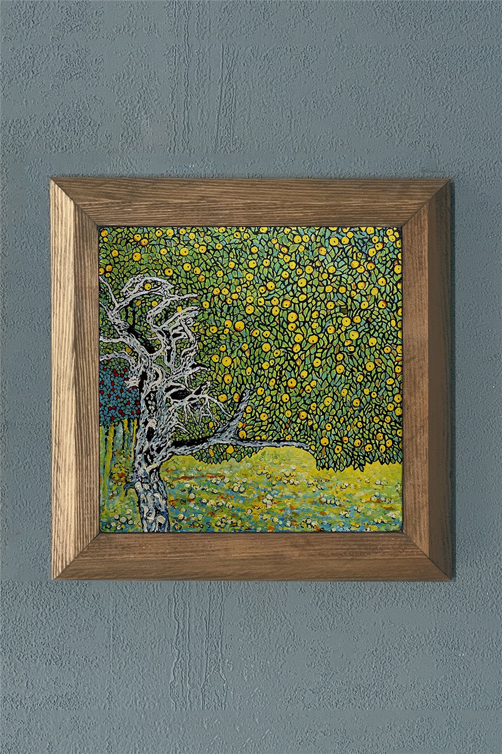 MASİF ÇERÇEVELİ DOĞALTAŞ TABLO PANO OSCAR STONE DECOR 28x28 cm / PRMT2020-1400