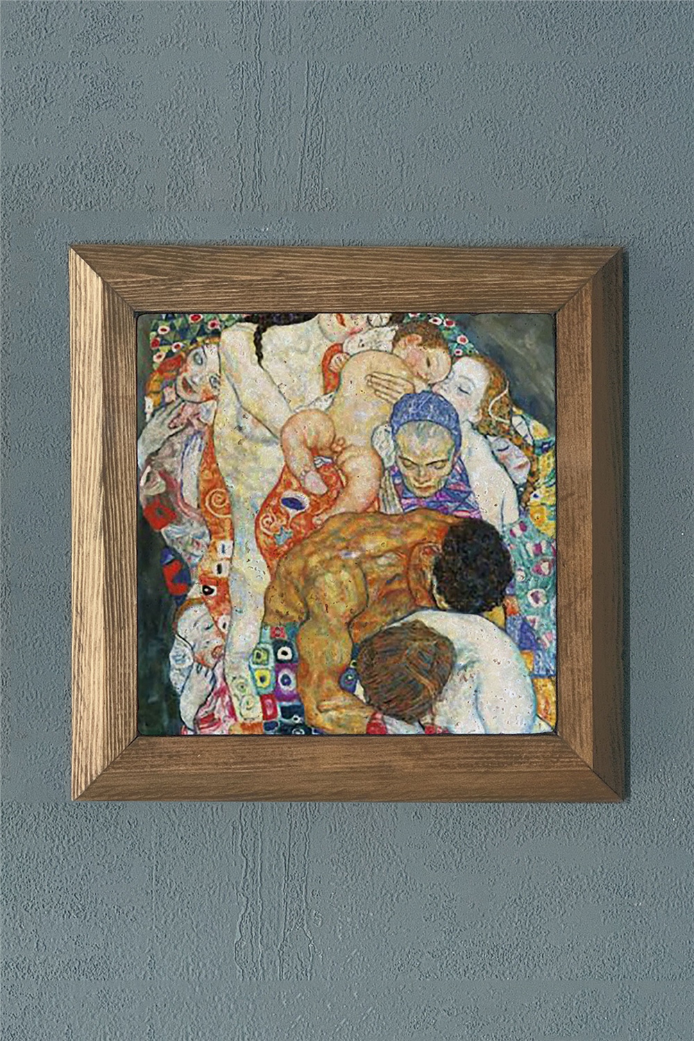 MASİF ÇERÇEVELİ DOĞALTAŞ TABLO PANO OSCAR STONE DECOR 28x28 cm / PRMT2020-1424