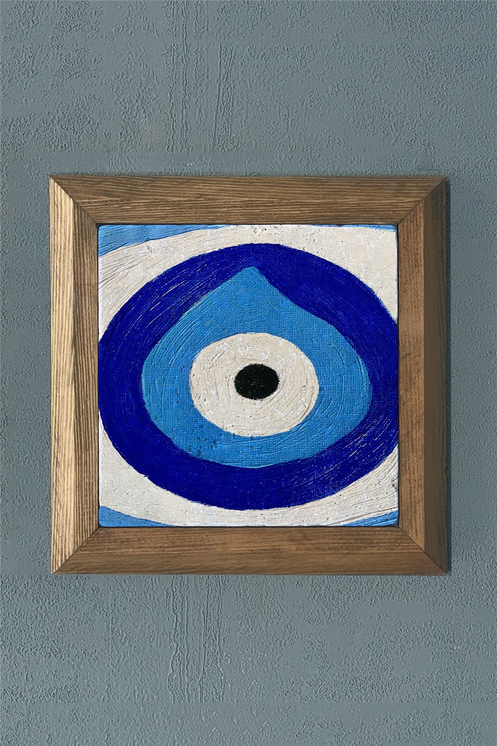 MASİF ÇERÇEVELİ DOĞALTAŞ TABLO PANO OSCAR STONE DECOR 28x28 cm / PRMT2020-1485