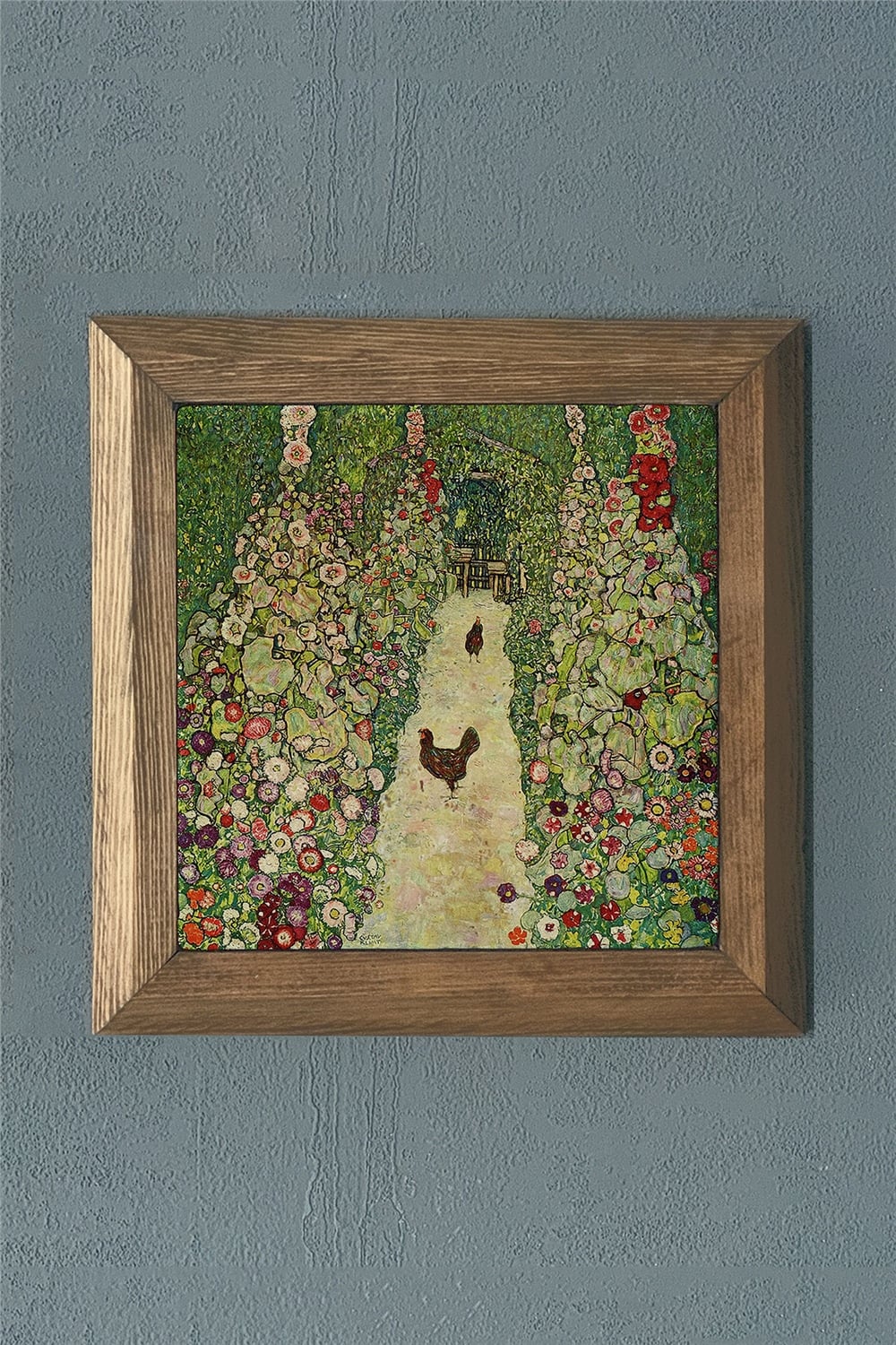 MASİF ÇERÇEVELİ DOĞALTAŞ TABLO PANO OSCAR STONE DECOR 28x28 cm / PRMT2020-1399