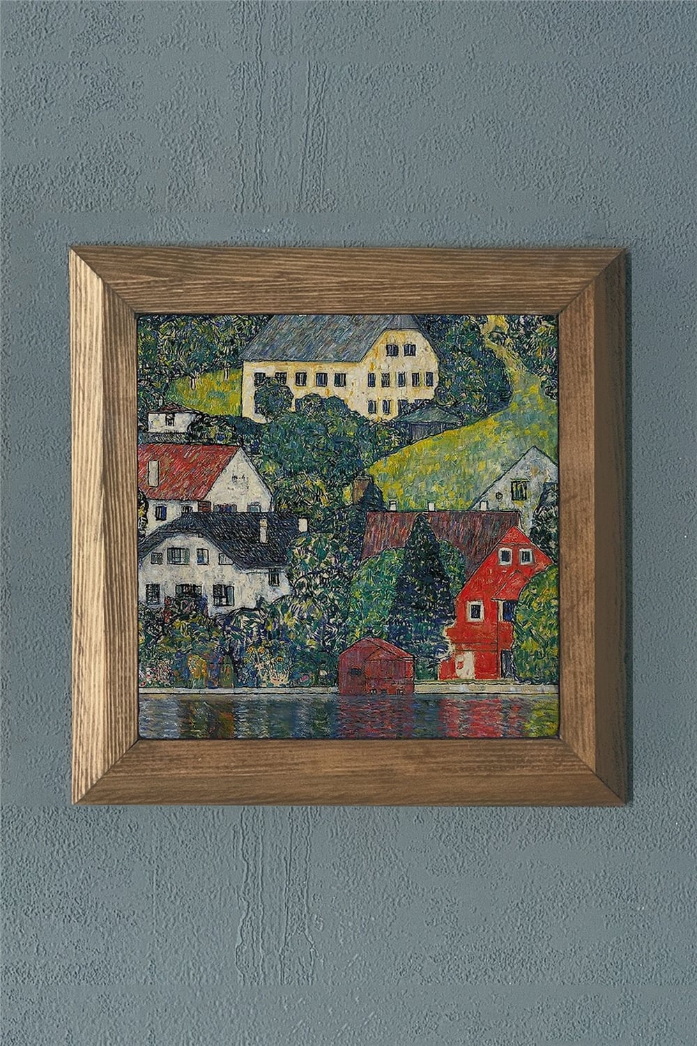MASİF ÇERÇEVELİ DOĞALTAŞ TABLO PANO OSCAR STONE DECOR 28x28 cm / PRMT2020-1413