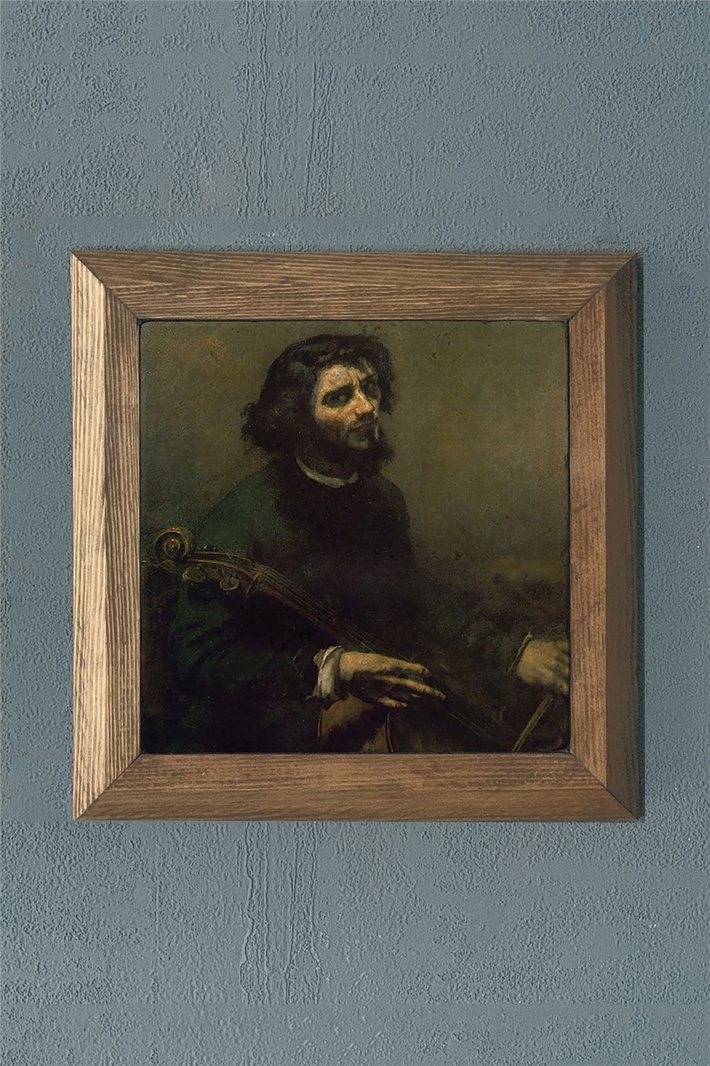 MASİF ÇERÇEVELİ DOĞALTAŞ TABLO PANO OSCAR STONE DECOR 28x28 cm / PRMT2020-1433