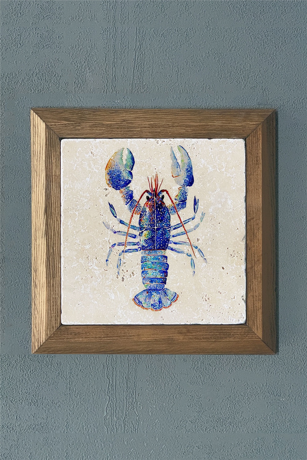 MASİF ÇERÇEVELİ DOĞALTAŞ TABLO PANO OSCAR STONE DECOR 28x28 cm / PRMT2020-1451