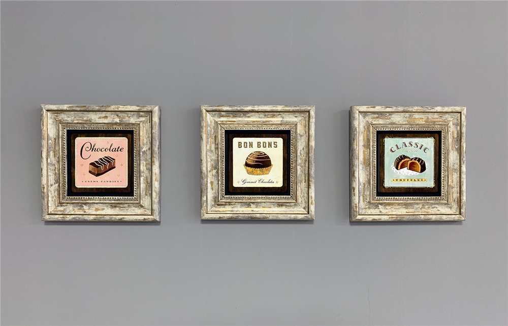 OSCAR STONE DECOR 3'lü ÇERÇEVELİ DOĞALTAŞ DUVAR DEKORU / 3CDD-40-288 (WALL DECOR)