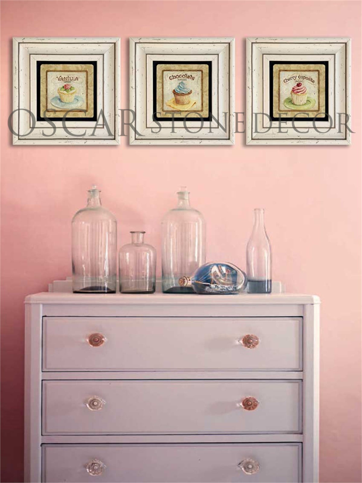 OSCAR STONE DECOR 3'lü ÇERÇEVELİ DOĞALTAŞ DUVAR DEKORU / 3CDD-10-001 (WALL DECOR)
