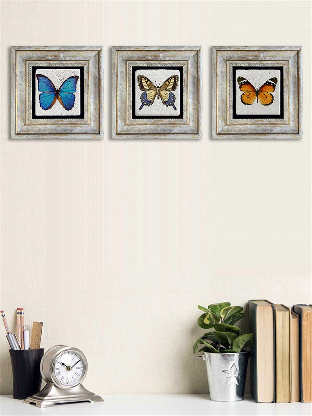 OSCAR STONE DECOR 3'lü ÇERÇEVELİ DOĞALTAŞ DUVAR DEKORU / 3CDD-40-090 (WALL DECOR)
