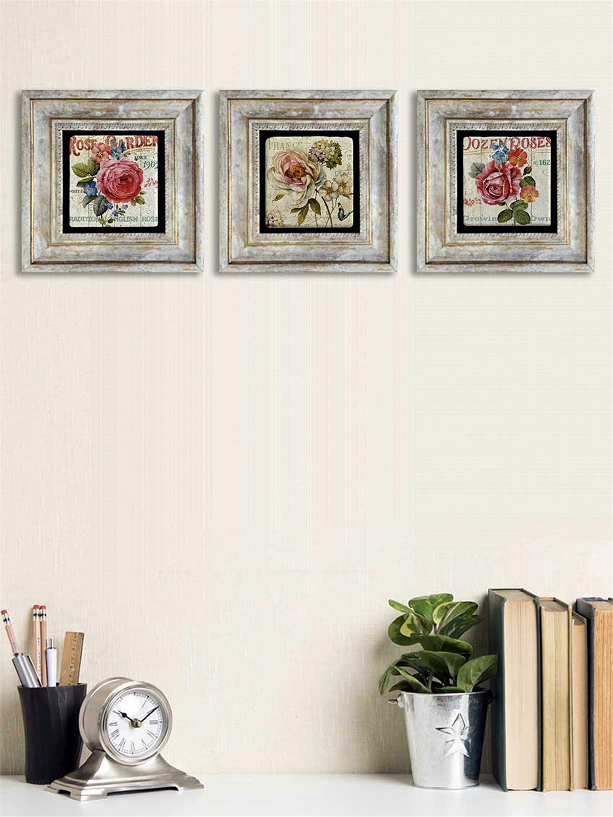 OSCAR STONE DECOR 3'lü ÇERÇEVELİ DOĞALTAŞ DUVAR DEKORU / 3CDD-40-076 (WALL DECOR)