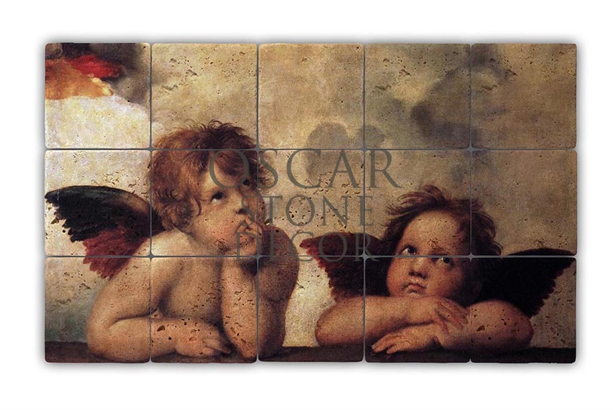 OSCAR STONE DECOR ANGELS DOĞALTAŞ TABLO / TT002 (STONE TABLE)