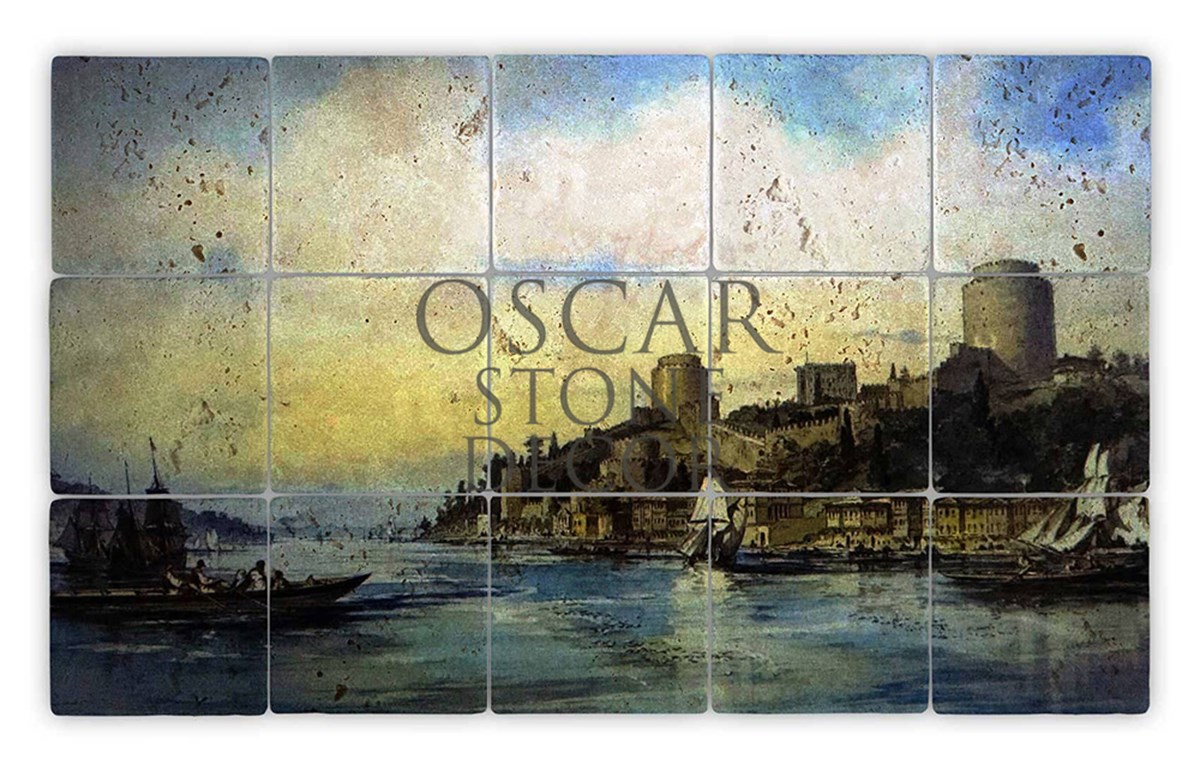 OSCAR STONE DECOR ART HOME DOĞALTAŞ TABLO / TT129 (STONE TABLE)