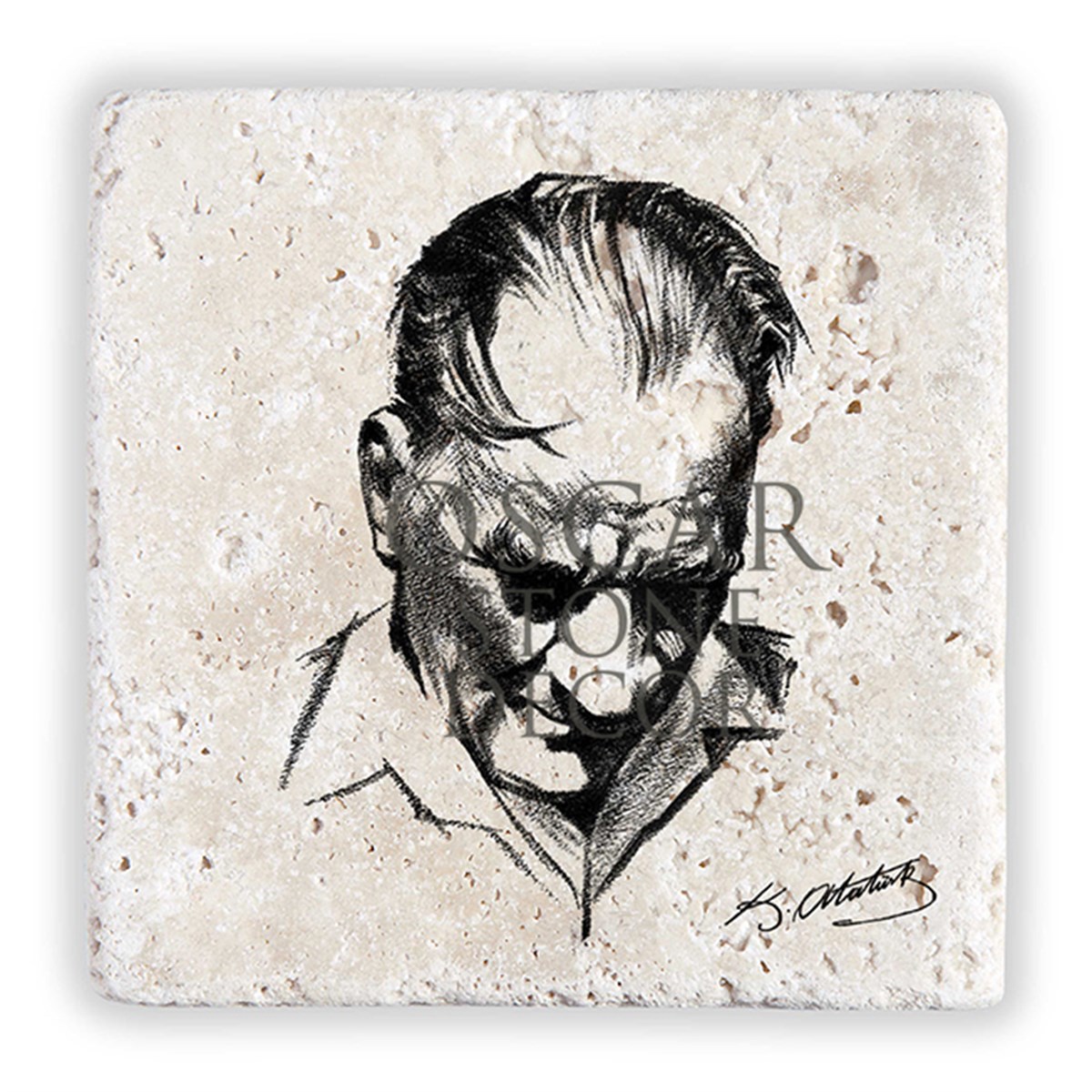 OSCAR STONE DECOR ATA KARAKALEM DOĞALTAŞ DUVAR DEKORU / DD247 (WALL DECOR)